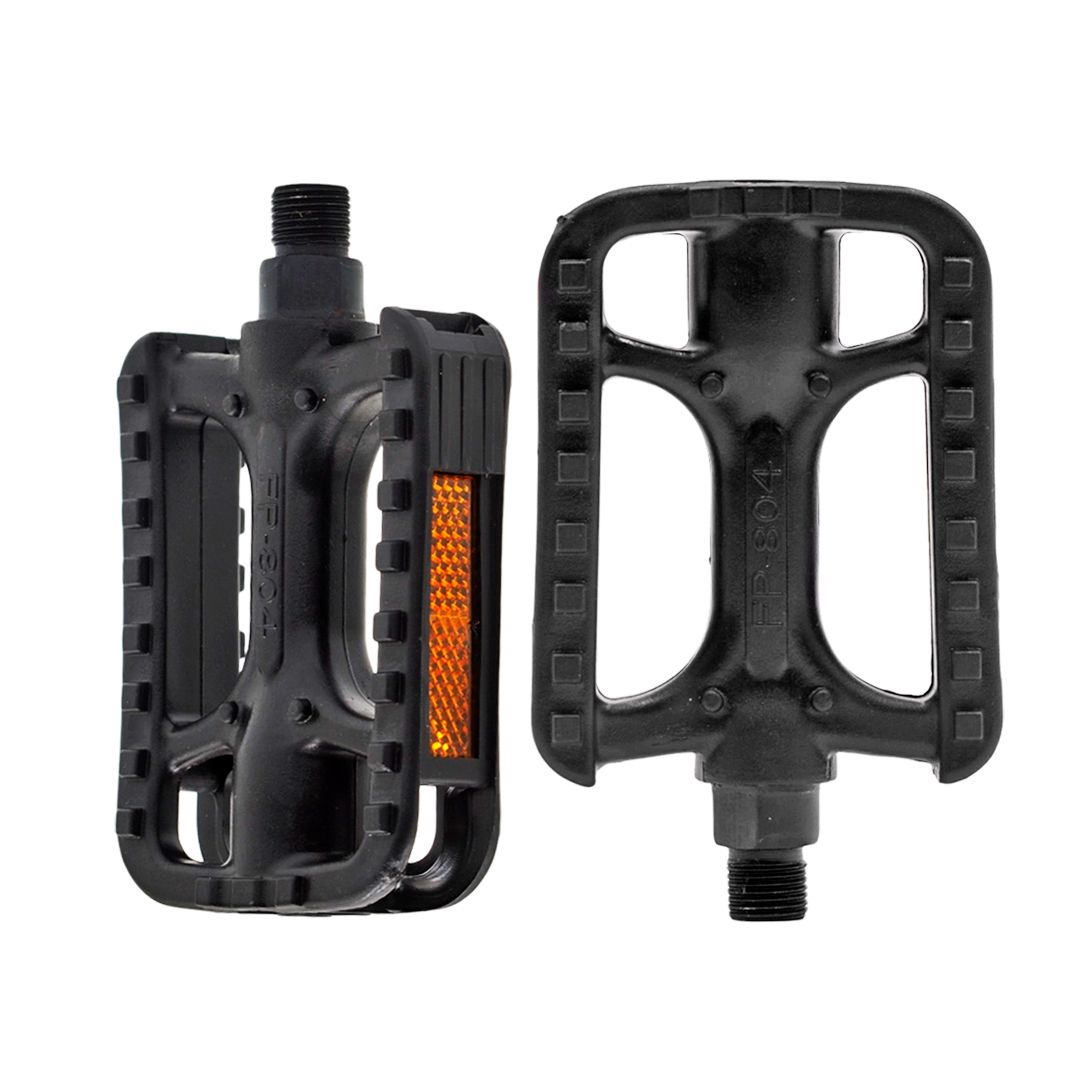 PEDAL MTB PLASTICO CON REFLEJANTE 9/16