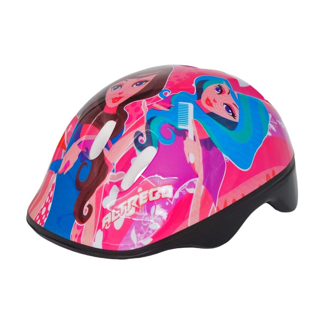 CASCO ROSA PARA NIÑAS